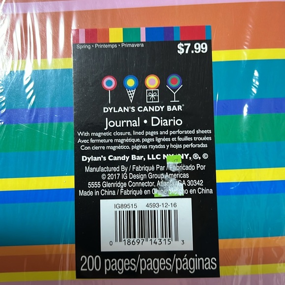 Dylan’s Candy Bar Journal Notepad - Picture 8 of 8